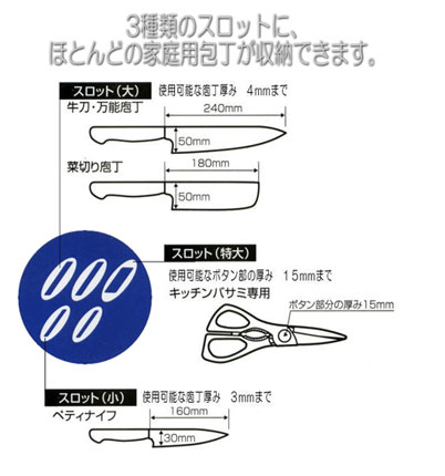 ステンレス　ナイフブロック 商品詳細