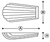 シリコン加工　貝型マドレーヌ型天板（25ヶ取） 詳細
